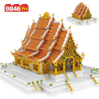 Thumbnail for Building Blocks MOC Architecture Thailand Grand Palace Bricks Toys - 1