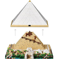 Thumbnail for Building Blocks MOC Architecture The Great Pyramid of Giza Bricks Toys - 3