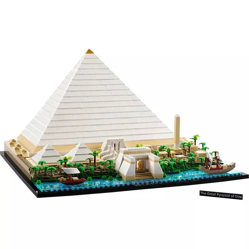 Building Blocks MOC Architecture The Great Pyramid of Giza Bricks Toys - 4