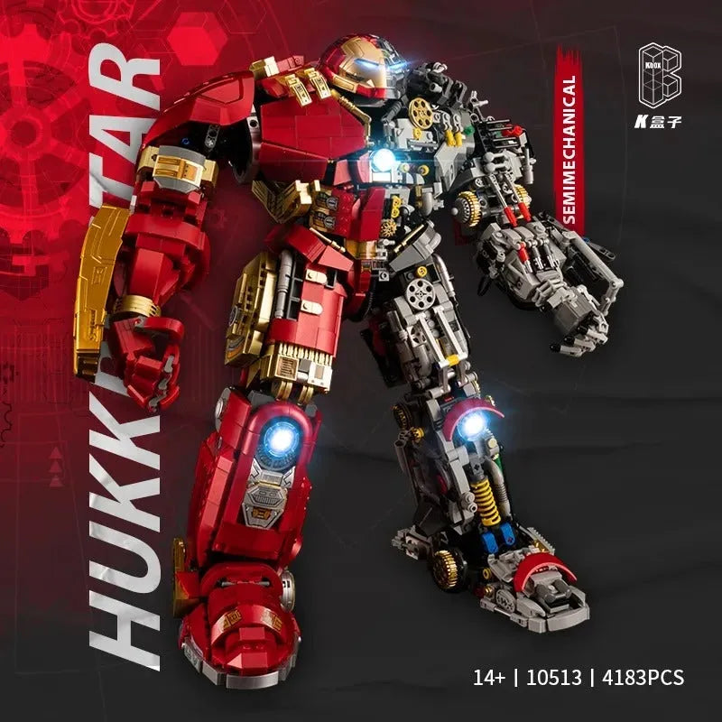 Building Blocks MOC Avengers Iron Hero MK44 Hulkbusters K10513 Bricks Toy EU - 12