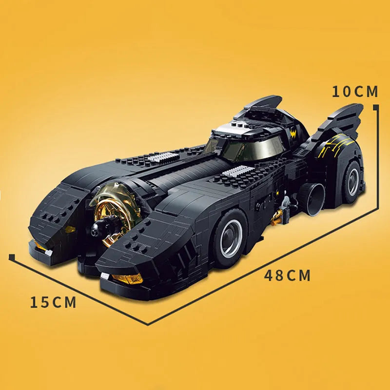 Building Blocks MOC Batman Movie UCS Batmobile Car Bricks Toy - 9