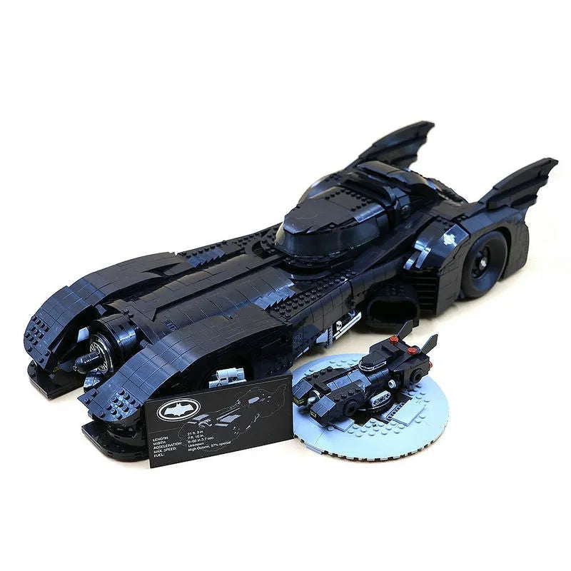 Building Blocks MOC Batman Super Hero 1989 Batmobile Bricks Toys Canada Stock - 2