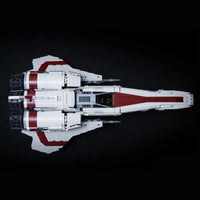 Thumbnail for Building Blocks Battlestar Galactica Colonial Viper MKII Bricks Toy MOC 9424 - 8