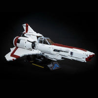 Thumbnail for Building Blocks Battlestar Galactica Colonial Viper MKII Bricks Toy MOC 9424 - 7