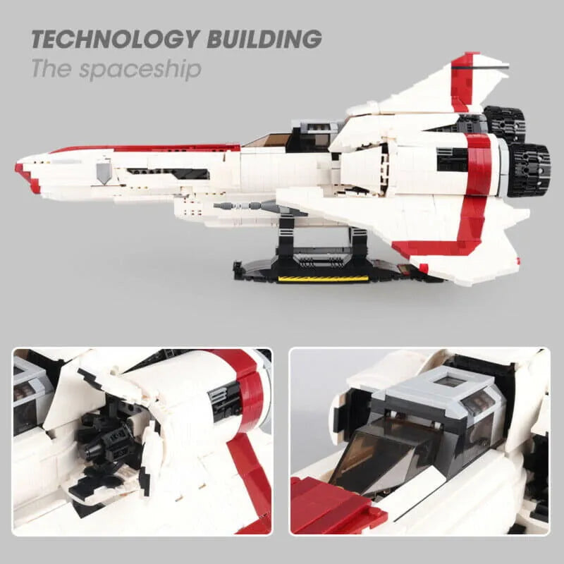 Building Blocks Battlestar Galactica Colonial Viper MKII Bricks Toy MOC 9424 - 4
