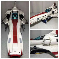 Thumbnail for Building Blocks Battlestar Galactica Colonial Viper MKII Bricks Toy MOC 9424 - 9