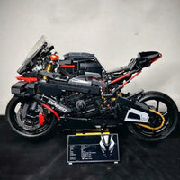 Thumbnail for Building Blocks MOC BMW M1000RR Black Warrior Motorcycle Bricks Toy BM002 - 7