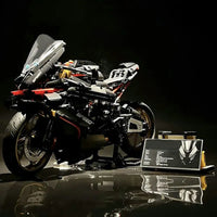 Thumbnail for Building Blocks MOC BMW M1000RR Black Warrior Motorcycle Bricks Toy BM002 - 3