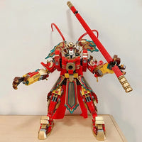 Thumbnail for Building Blocks Building Block MOC 70001 Monkey Kid King Warrior Mech Bricks Toy Construction Set Toys - 3