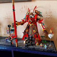 Thumbnail for Building Blocks Building Block MOC 70001 Monkey Kid King Warrior Mech Bricks Toy Construction Set Toys - 4
