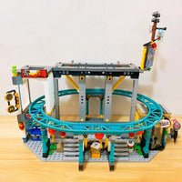 Thumbnail for Building Blocks Block MOC 86999 Monkie Kid The Lanterns City Bricks Toy - 5