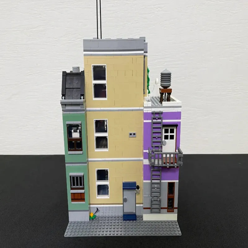 Building Blocks Block MOC Creator Expert Police Station Bricks Toy - 5