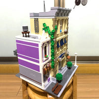 Thumbnail for Building Blocks Block MOC Creator Expert Police Station Bricks Toy - 15