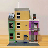 Thumbnail for Building Blocks Block MOC Creator Expert Police Station Bricks Toy - 8
