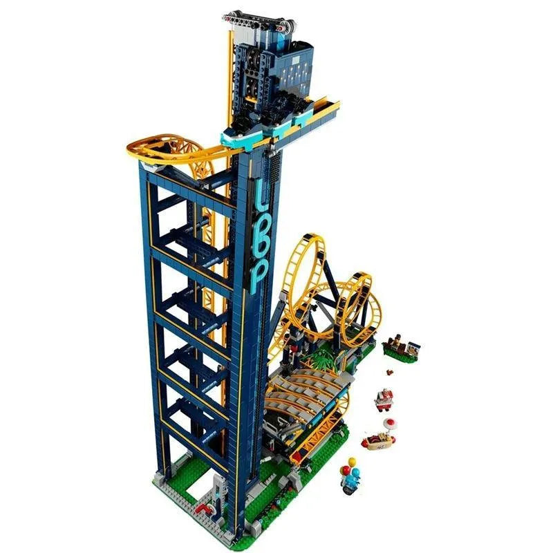Building Blocks Building Block Expert Creator Loop Roller Coaster Bricks Toy 66503 Construction Set Toys - 6