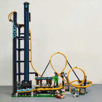 Thumbnail for Building Blocks Building Block Expert Creator Loop Roller Coaster Bricks Toy 66503 Construction Set Toys - 1