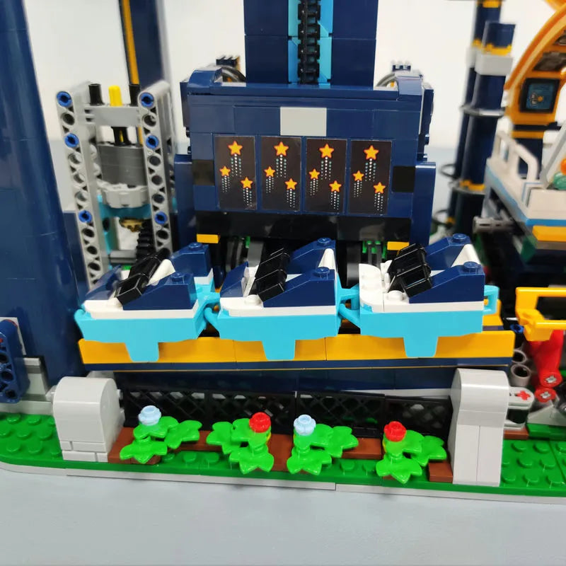 Building Blocks Building Block Expert Creator Loop Roller Coaster Bricks Toy 66503 Construction Set Toys - 18