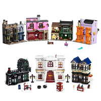 Thumbnail for Building Blocks Building Block Harry Potter MOC Diagon Alley Bricks Toy 16012 Construction Set Toys - 2