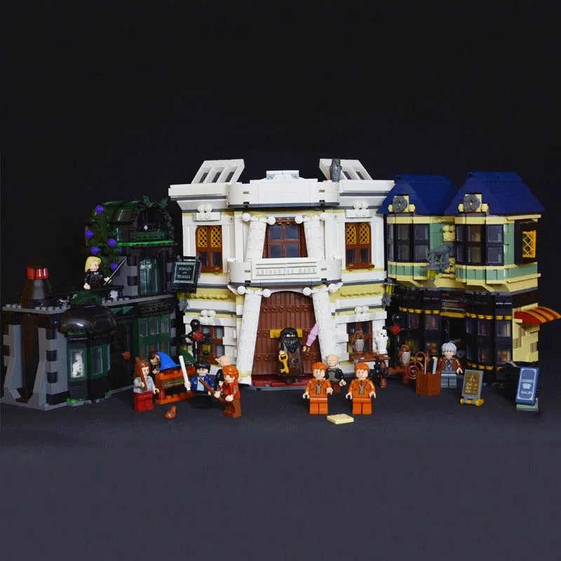 Building Blocks Building Block Harry Potter MOC Diagon Alley Bricks Toy 16012 Construction Set Toys - 7