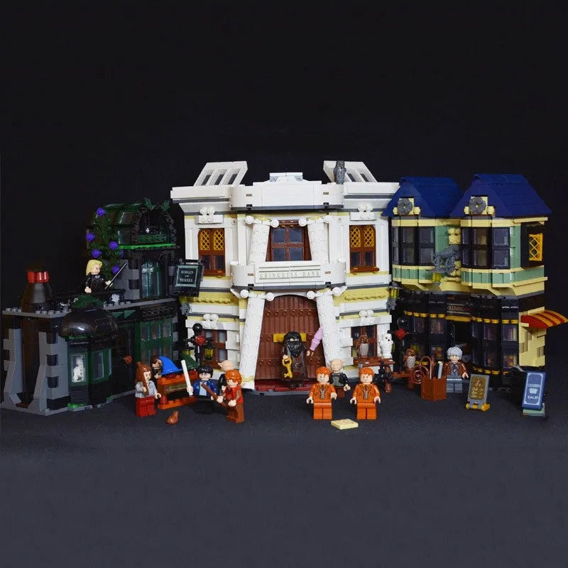 Building Blocks Block Harry Potter MOC Diagon Alley Bricks Toy 16012 - 7