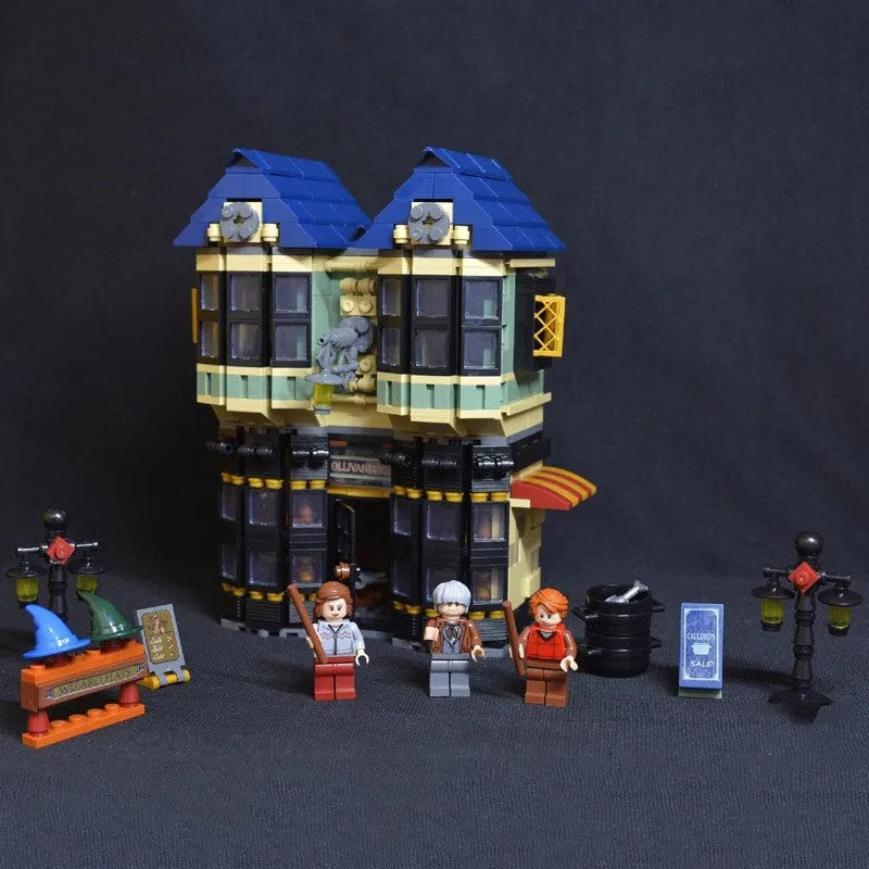 Building Blocks Building Block Harry Potter MOC Diagon Alley Bricks Toy 16012 Construction Set Toys - 5