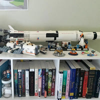 Thumbnail for Building Blocks Building Block MOC Idea USA Apollo Saturn V Space Rocket Construction Set Toys - 8