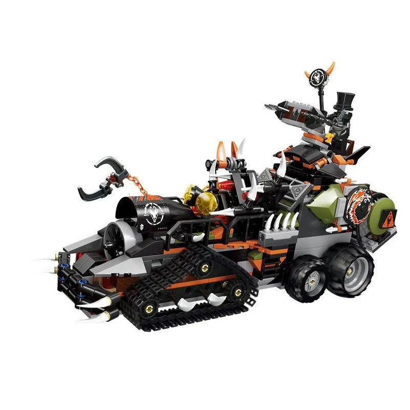 Building Blocks Building Block Ninjago MOC Dieselnaut Dragon Truck Bricks Toys - 1