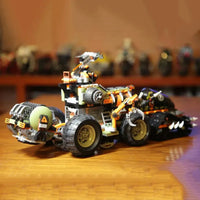 Thumbnail for Building Blocks Building Block Ninjago MOC Dieselnaut Dragon Truck Bricks Toys - 4