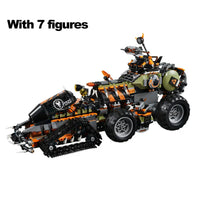 Thumbnail for Building Blocks Building Block Ninjago MOC Dieselnaut Dragon Truck Bricks Toys - 2