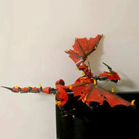 Thumbnail for Building Blocks Block Ninjago MOC Firstborns Dragon 60098 Bricks Toys - 5