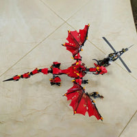 Thumbnail for Building Blocks Block Ninjago MOC Firstborns Dragon 60098 Bricks Toys - 2