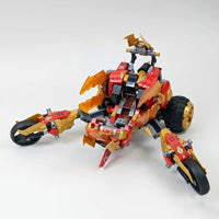 Thumbnail for Building Blocks Building Block Ninjago MOC Golden Dragon Raider 60012 Bricks Toy - 2