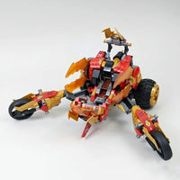 Thumbnail for Building Blocks Block Ninjago MOC Golden Dragon Raider 60012 Bricks Toy - 2