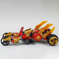 Thumbnail for Building Blocks Building Block Ninjago MOC Golden Dragon Raider 60012 Bricks Toy - 5