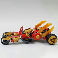 Thumbnail for Building Blocks Block Ninjago MOC Golden Dragon Raider 60012 Bricks Toy - 5