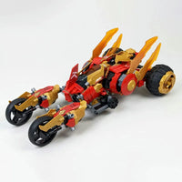 Thumbnail for Building Blocks Building Block Ninjago MOC Golden Dragon Raider 60012 Bricks Toy - 1