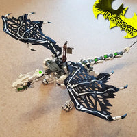 Thumbnail for Building Blocks Building Block MOC Ninjago Skull Sorcerer Dragon Bricks Toy 7183 - 4