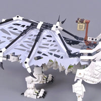 Thumbnail for Building Blocks Building Block MOC Ninjago Skull Sorcerer Dragon Bricks Toy 7183 - 5