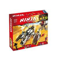 Thumbnail for Building Blocks Block Ninjago Ultra Stealth Raider MOC 06038 Bricks Toys - 8