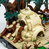 Thumbnail for Building Blocks Block MOC Star Wars 3233 Jedi Training Diorama Bricks Toy - 6