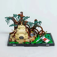 Thumbnail for Building Blocks Block MOC Star Wars 3233 Jedi Training Diorama Bricks Toy - 1