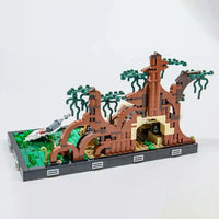 Thumbnail for Building Blocks Block MOC Star Wars 3233 Jedi Training Diorama Bricks Toy - 4