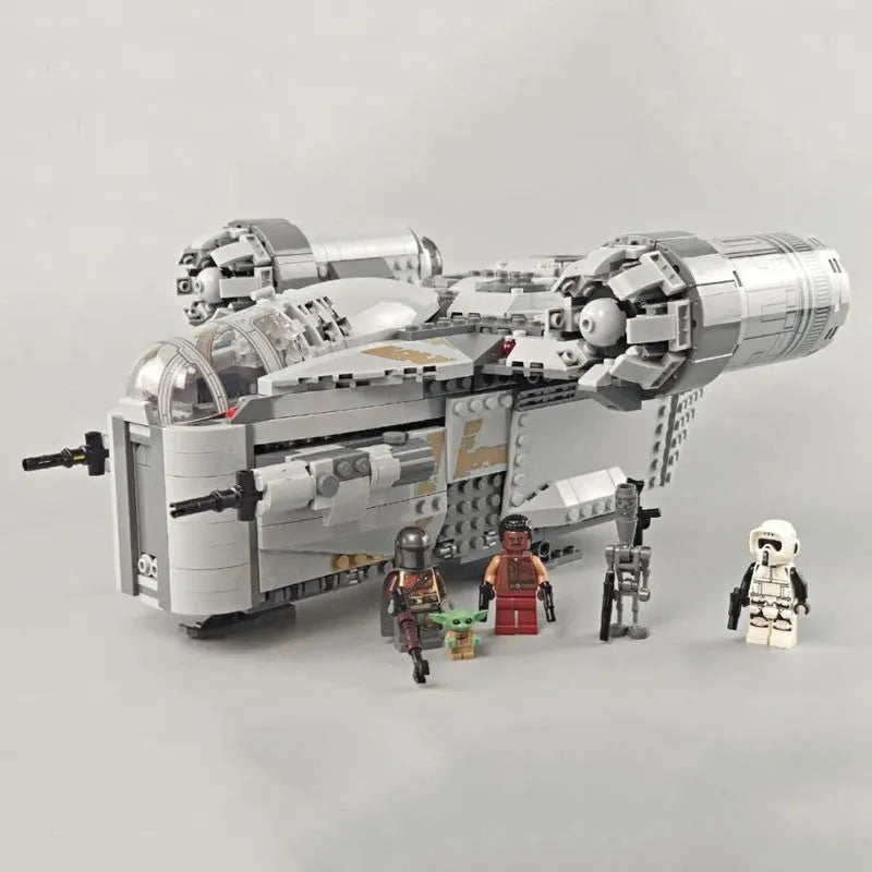 Building Blocks Building Block Star Wars MOC 60017 Razor Crest Bricks Toy Construction Set Toys - 7
