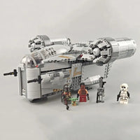 Thumbnail for Building Blocks Building Block Star Wars MOC 60017 Razor Crest Bricks Toy Construction Set Toys - 7
