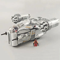 Thumbnail for Building Blocks Block Star Wars MOC 60017 Razor Crest Bricks Toy - 6