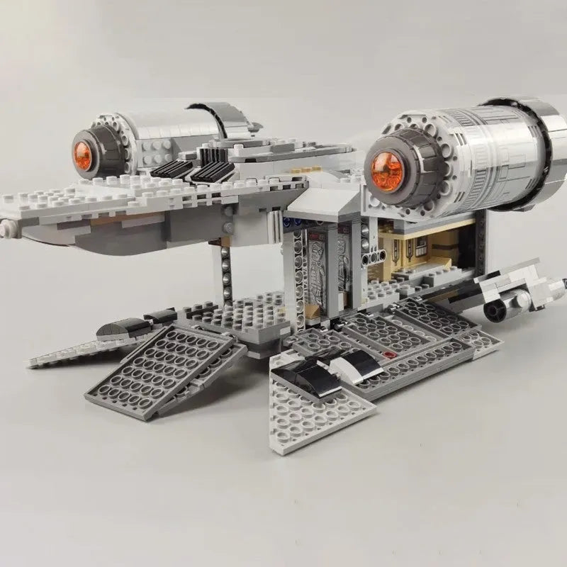 Building Blocks Building Block Star Wars MOC 60017 Razor Crest Bricks Toy Construction Set Toys - 10