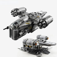Thumbnail for Building Blocks Block Star Wars MOC 60017 Razor Crest Bricks Toy - 1