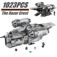Thumbnail for Building Blocks Building Block Star Wars MOC 60017 Razor Crest Bricks Toy Construction Set Toys - 2