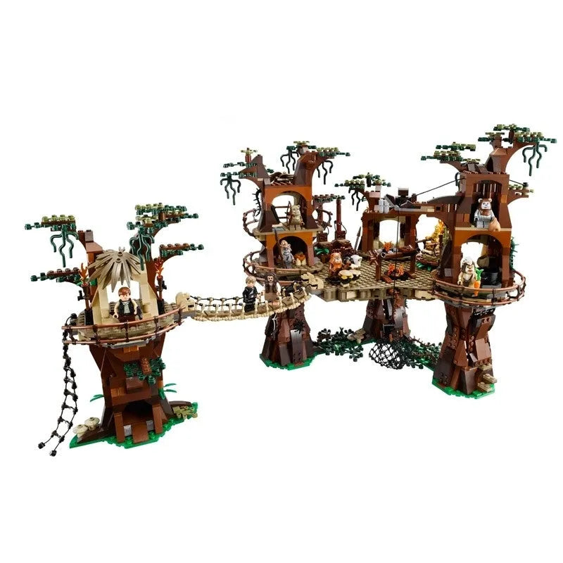 Building Blocks Block Star Wars MOC Ewok Village 05047 Bricks Toy EU - 1