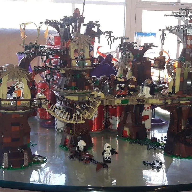 Building Block Star Wars MOC Ewok Village 05047 Bricks Toy EU